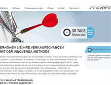 Tablet Screenshot of innovenda.com